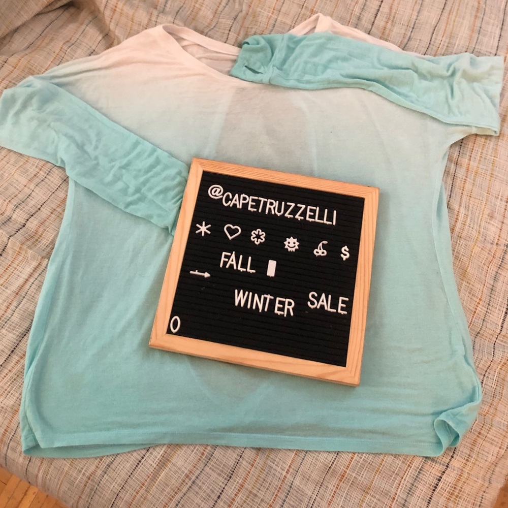 Split back yoga long sleeve